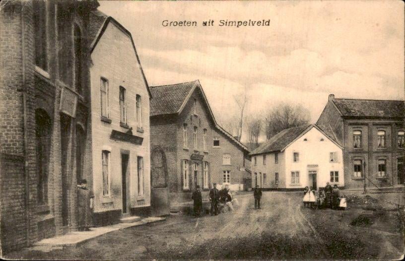 Simpelveld - Groeten uit 0 1915, Verzenden, Voor 1920, Gelopen, Limburg