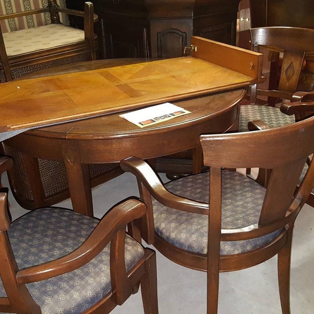 Bannink jugendstil eetkamers tafel en stoelen, Ophalen