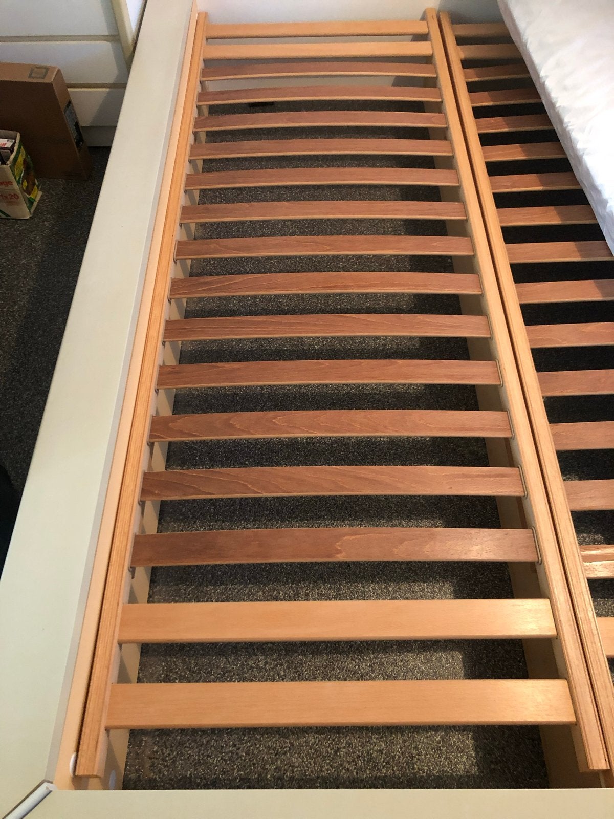 2 lattenbodems 70x197 cm, Huis en Inrichting, Ophalen, Gebruikt, 190 cm of minder, Hout