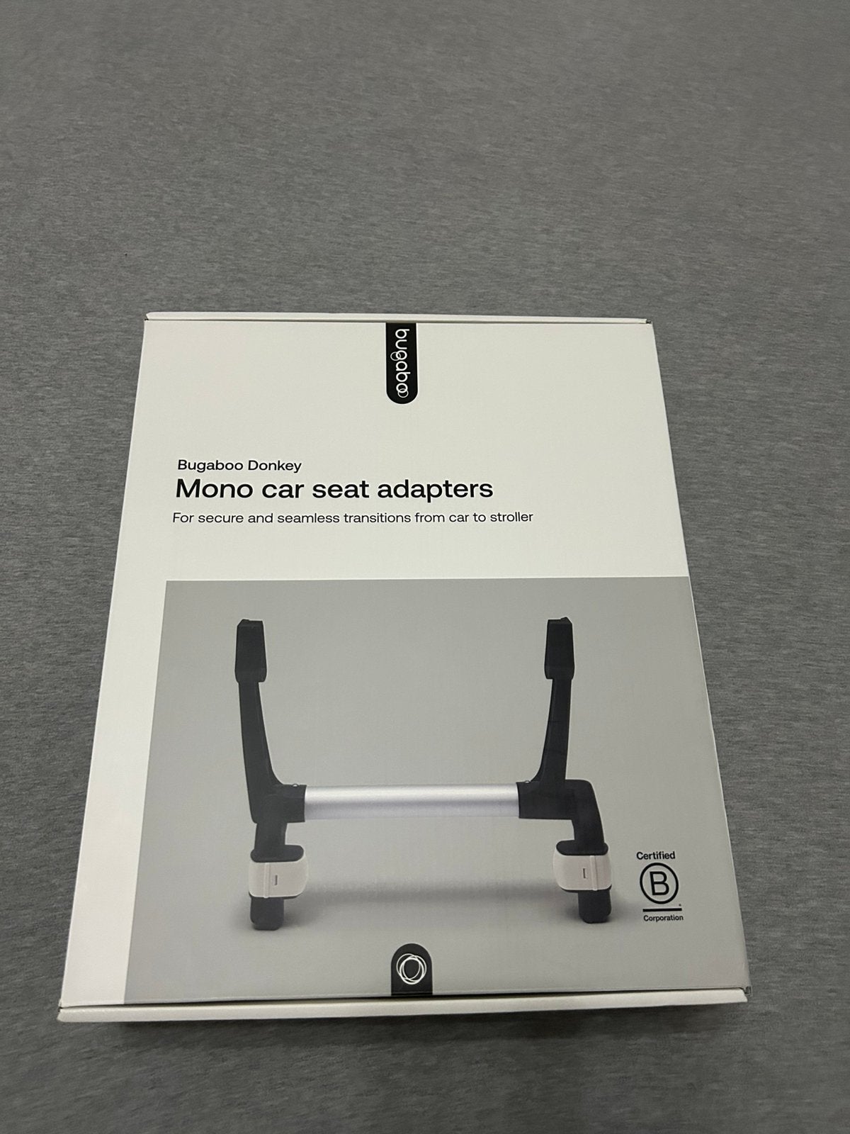 Bugaboo Donkey Mono autostoeladapters - Nieuw in doos, Ophalen of Verzenden, Zo goed als nieuw, Overige merken, Autogordel