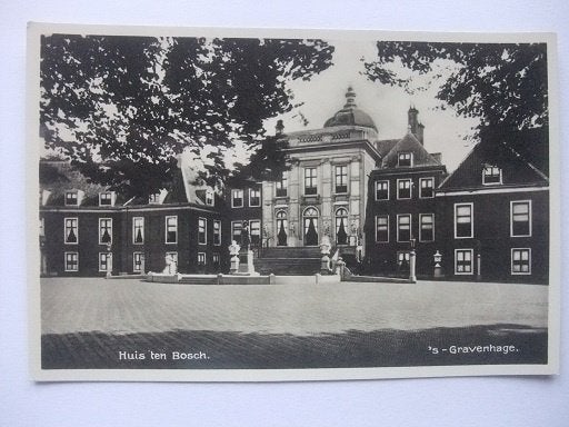 P344 Den Haag - Huis ten Bosch, Verzenden, 1940 tot 1960, Ongelopen, Zuid-Holland