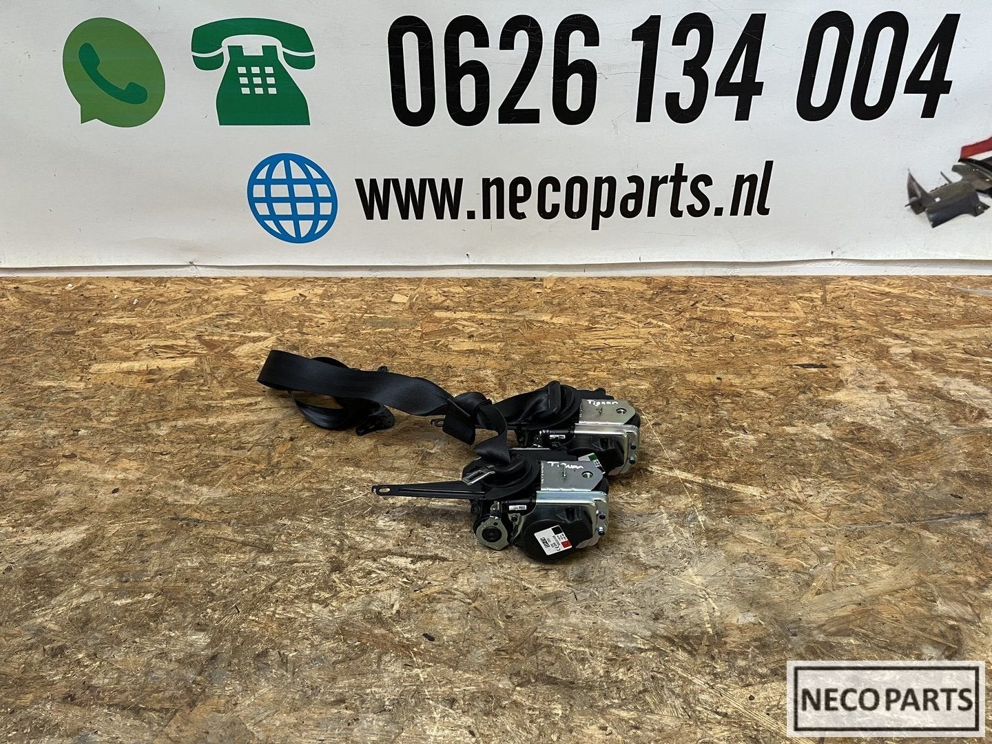 VOLKSWAGEN TIGUAN TOURAN GORDEL GORDELSPANNER AIRBAG ORGINEE, Gebruikt, -, Volkswagen, -