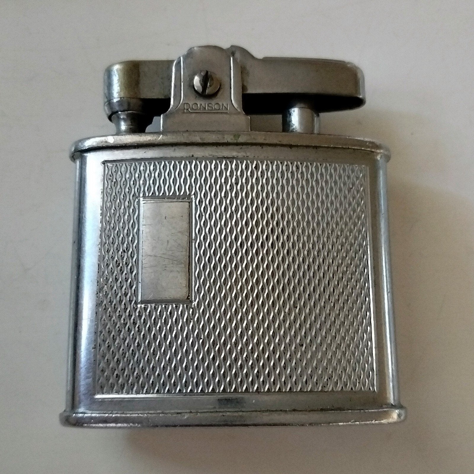Prachtige Ronson aansteker uit de jaren '40 - Topconditie, Ophalen of Verzenden, Zo goed als nieuw, Aansteker