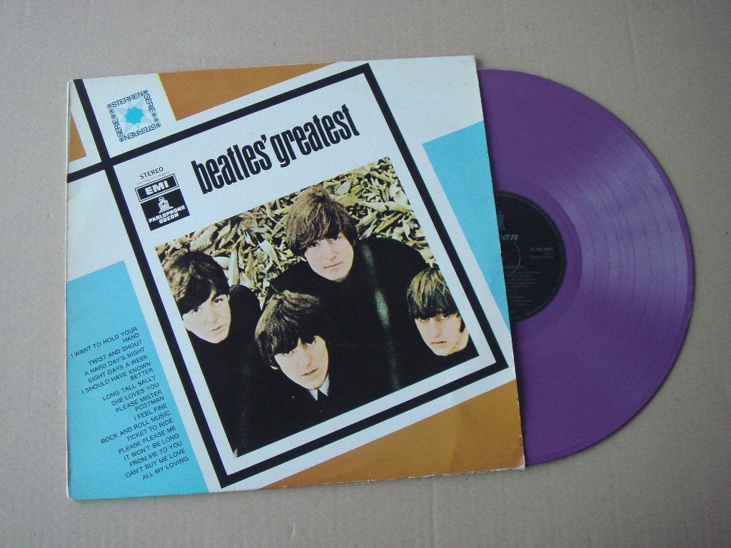 The Beatles Greatest Vinyl Lp - Holland Paars vinyl, Gebruikt, Ophalen of Verzenden, 1970 - 1979, 12 inch