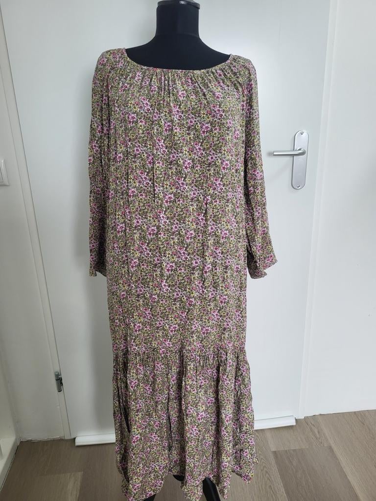 Bloemenprint Jurk - Maat s h&m zomerjurk lange maxijurk, Overige kleuren, Maat 42/44 (L), Ophalen of Verzenden, Zo goed als nieuw