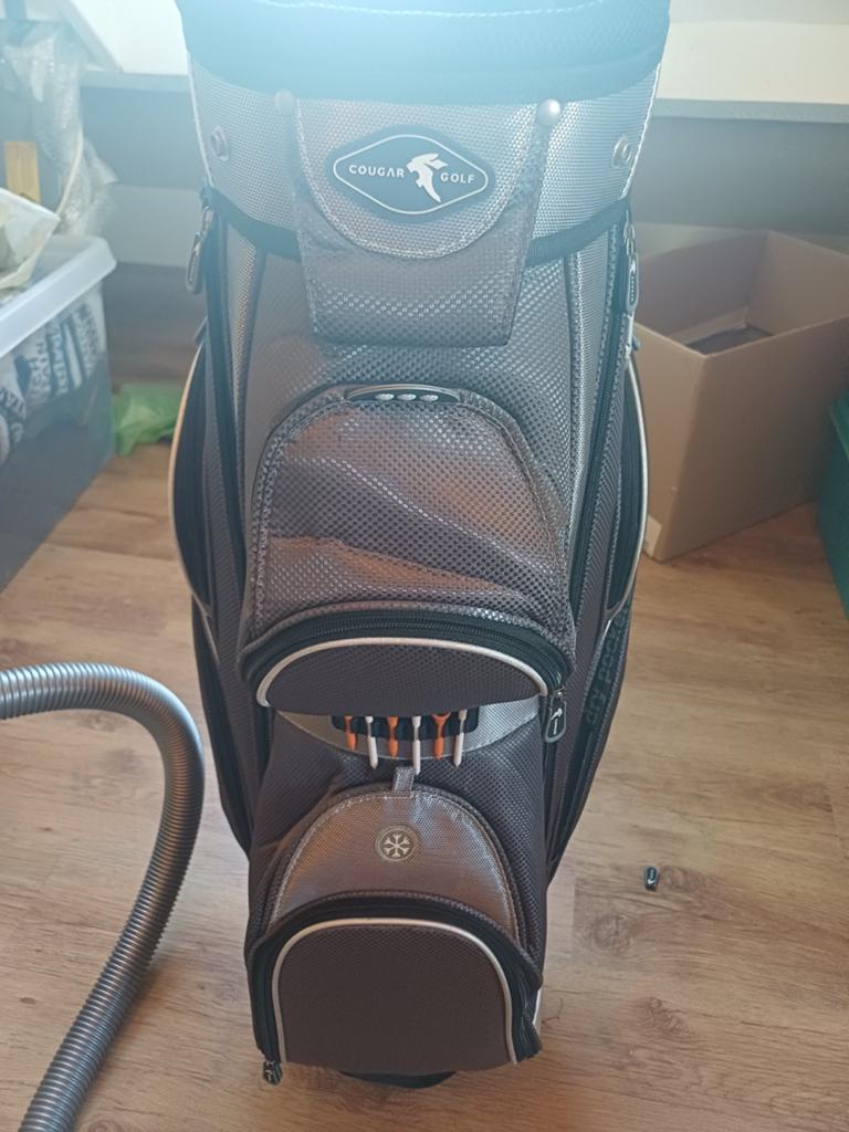 Golftas Nieuw, merk Cougar Golf met toebehoren, Sport en Fitness, Golf, Ophalen of Verzenden