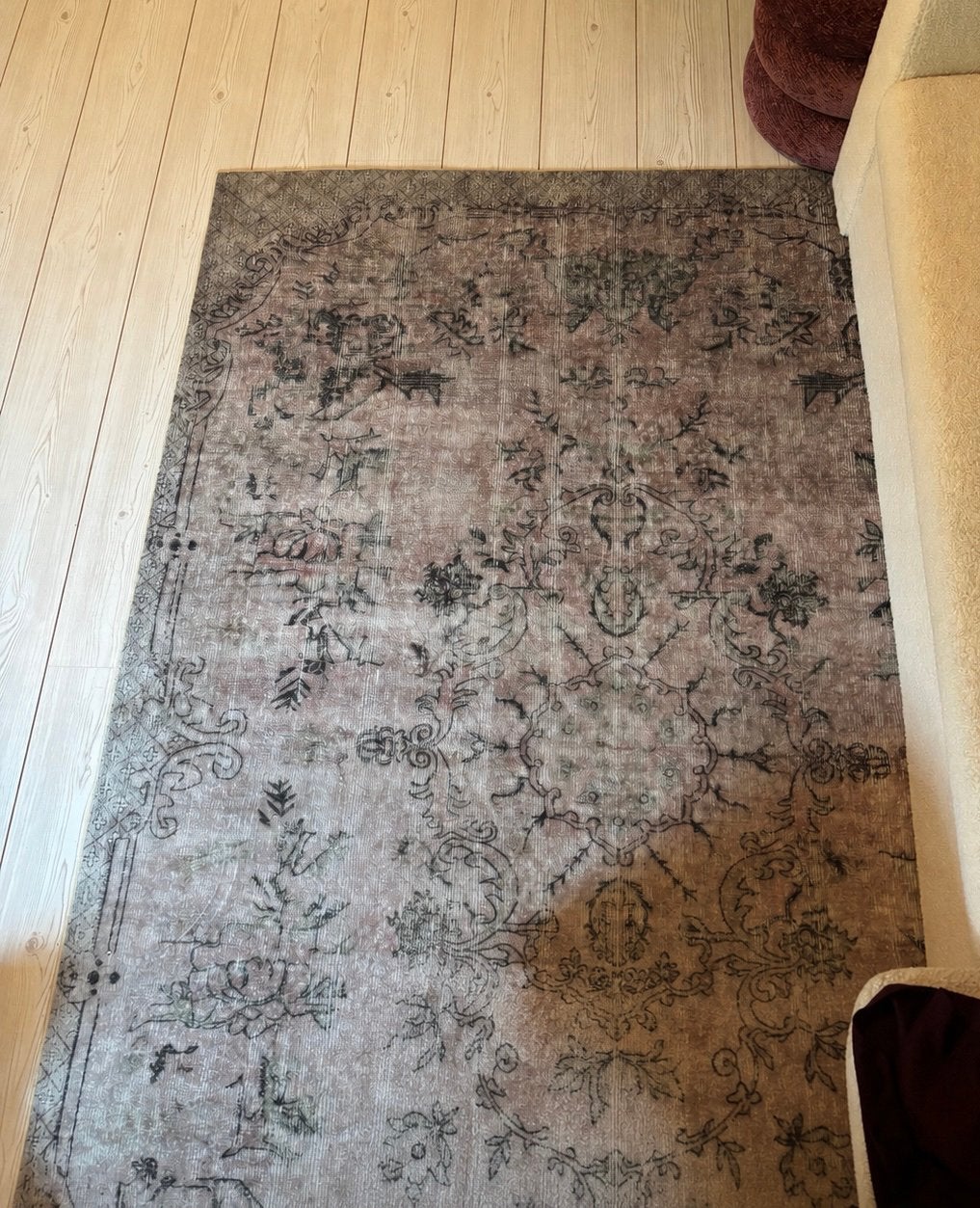 Vintage roze perzisch style vloerkleed 160x230cm, Ophalen, 150 tot 200 cm, 200 cm of meer, Zo goed als nieuw