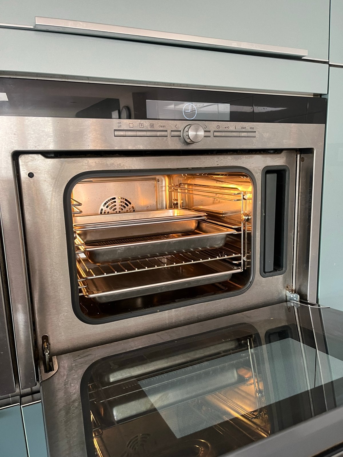 Siemens Inbouw Stoomoven - Zo goed als nieuw, Witgoed en Apparatuur, Ovens, Ophalen, Hete lucht, 60 cm of meer, Siemens