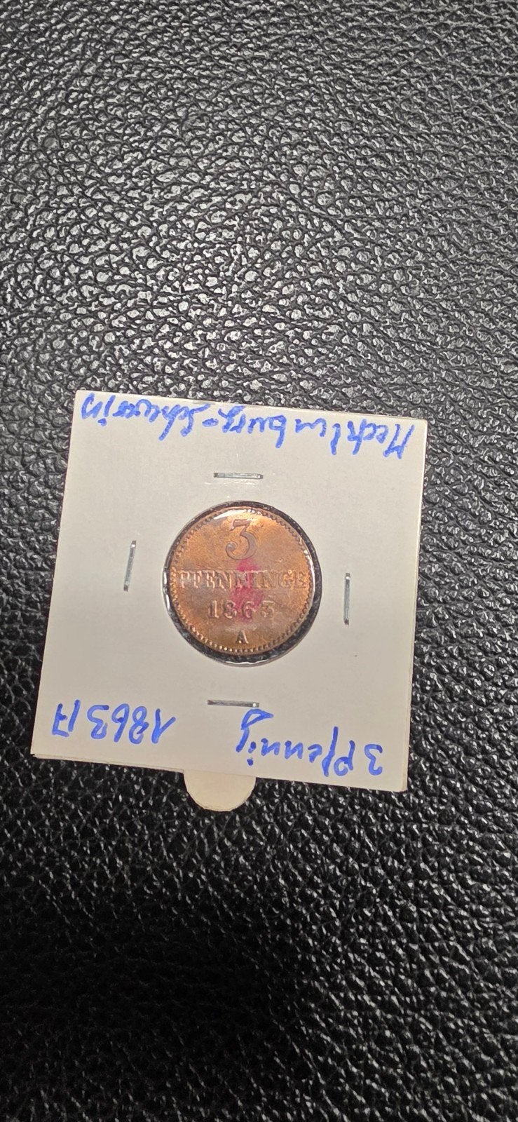 Germaanse staten 3 pfennig 1863 A Mecklenburg-Schwerin, Ophalen of Verzenden, Duitsland