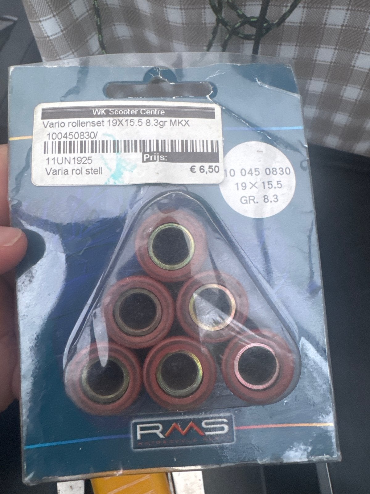 Vario rollenset 19x15.5 8.3gr MKX, Ophalen of Verzenden, Nieuw, Overige typen, Overige merken