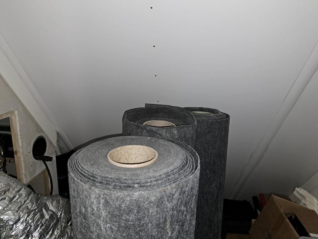 AG afdektapijt / bouwtapijt / floorcover, Ophalen