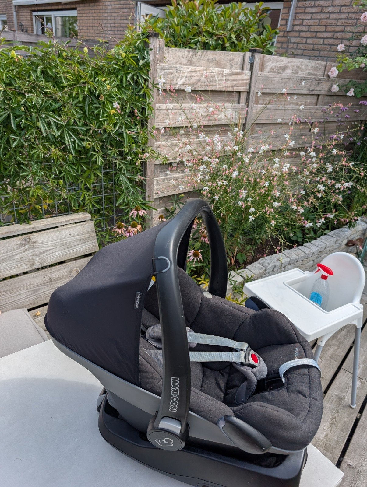 maxi-cosi + basis familyfix, Gebruikt, Ophalen of Verzenden, Isofix, 0 t/m 13 kg