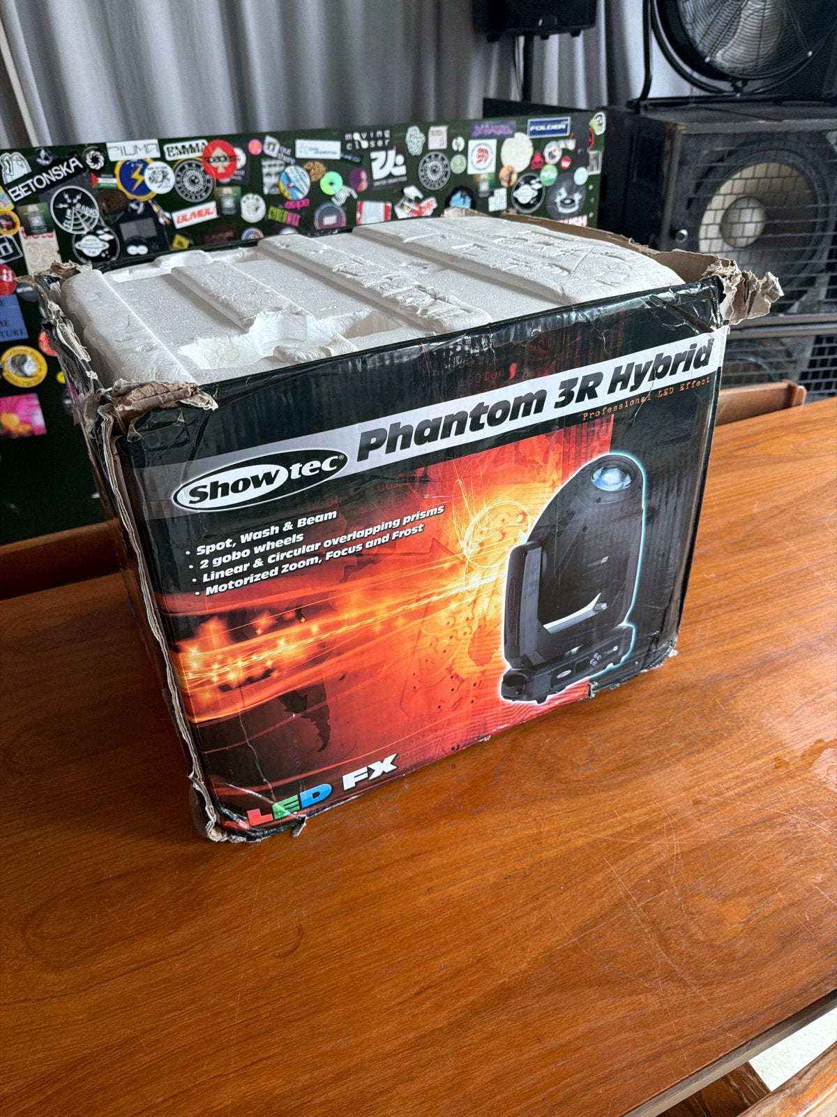 Showtec Phantom 3R Hybrid Moving Head - Zo goed als nieuw, Ophalen, Zo goed als nieuw, Licht, Geluidgestuurd