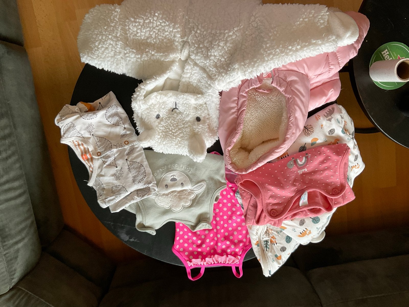 Kledingpakket maat 62: pyjama's, slaapzak, zwempak, jasjes, Kinderen en Baby's, Ophalen of Verzenden, Zo goed als nieuw, Meisje
