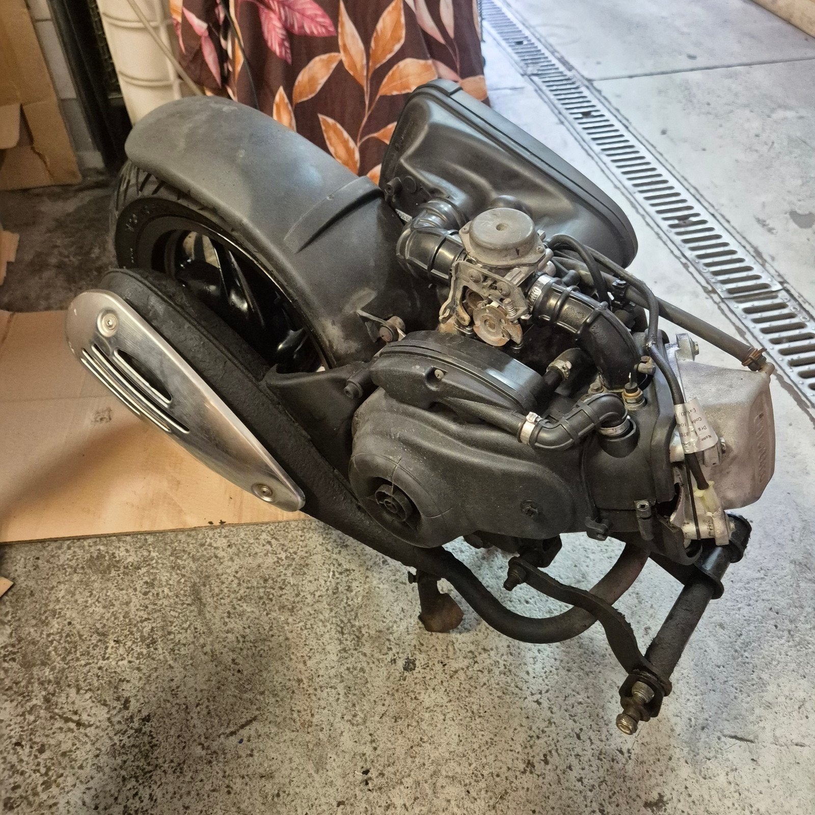 Motorblok blok piaggio new fly 50cc 4t 4v quattro, Ophalen, Gebruikt, Blok