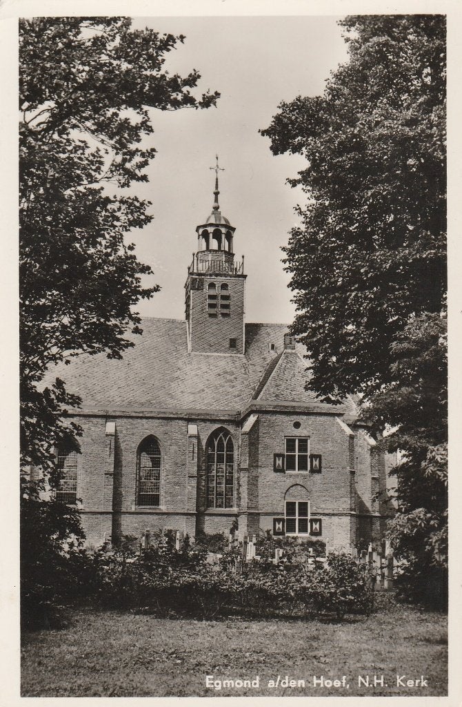 egmond a/d hoef n.h. kerk, Ophalen of Verzenden, Noord-Holland