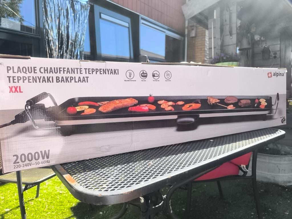 Alpina Tafelgrill met Thermostaat - Nieuw in Doos, Ophalen of Verzenden, Nieuw, Tafelgrill