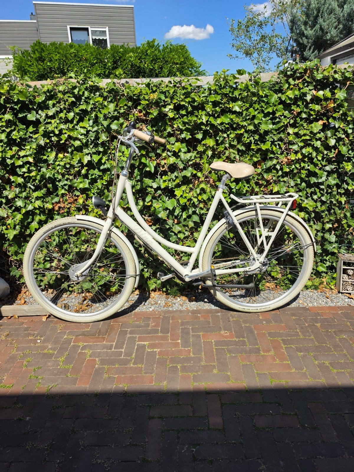 Batavus Diva wit. 52cm. Omafiets. Opknapper., Fietsen en Brommers, Fietsen | Dames | Damesfietsen, Ophalen, Gebruikt, Versnellingen