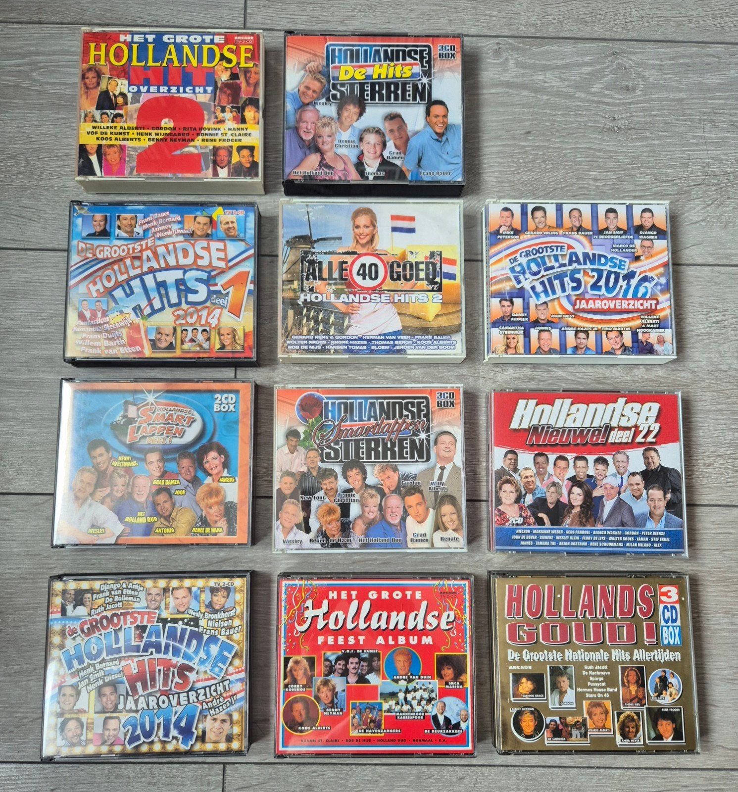 Hollandse Hits 25 cd's, Ophalen of Verzenden, Zo goed als nieuw, Levenslied of Smartlap