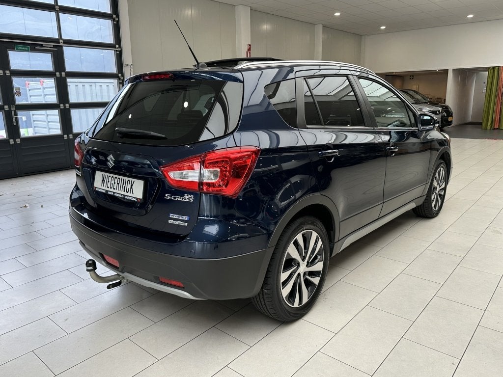 Suzuki S-Cross 1.4 Boosterjet Style Automaat [ LEDER | PANOR, Auto's, Automaat, Gebruikt, Zwart, 4 cilinders