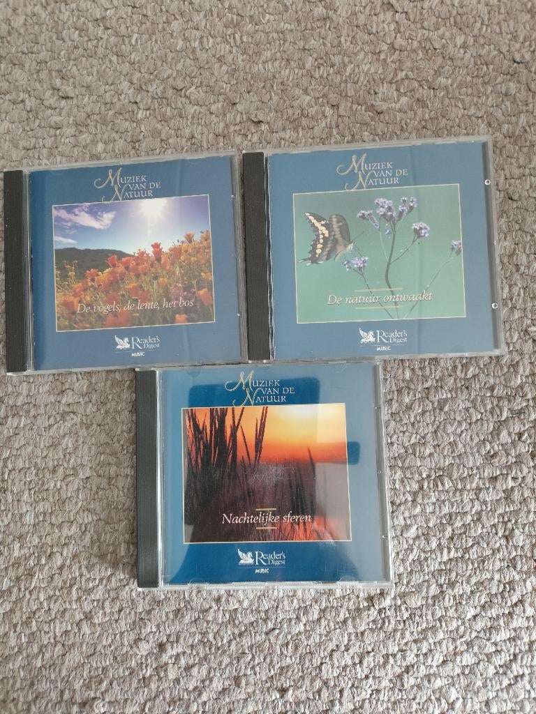 3 cd's Muziek van de Natuur, Cd's en Dvd's, Ophalen of Verzenden, Zo goed als nieuw
