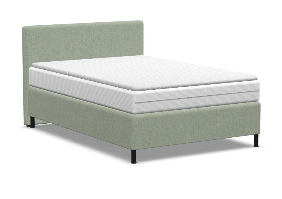 Boxspring 140 x 200 cm, Ophalen, 140 cm, Zo goed als nieuw, Twijfelaar
