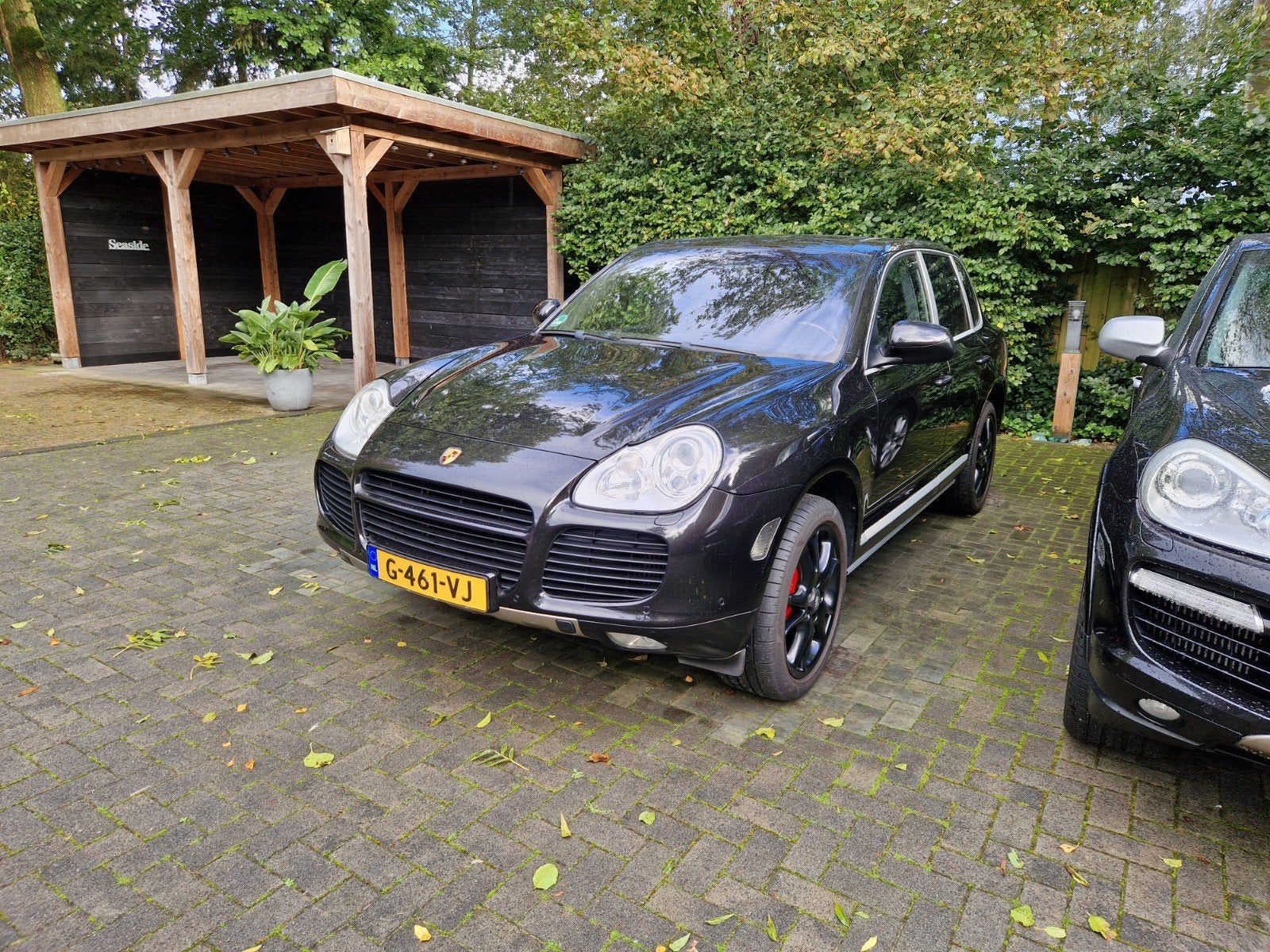 Porsche Cayenne 4.5 Turbo Tiptronic S 2004 Zwart, Auto's, Automaat, Cayenne, 8 cilinders, Zwart