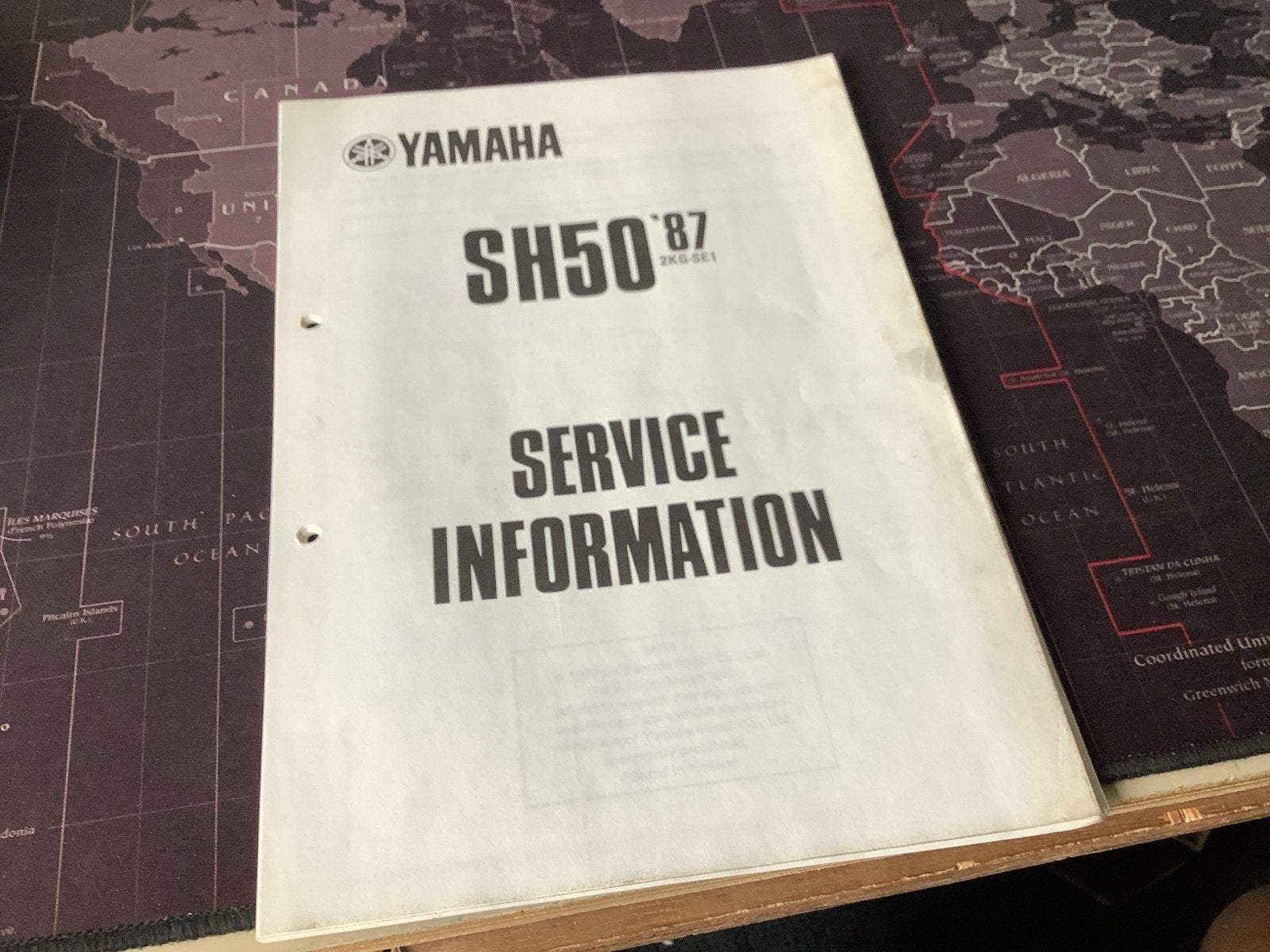 Yamaha SH50 '87 Service Informatie Handleiding.    (7), Verzenden