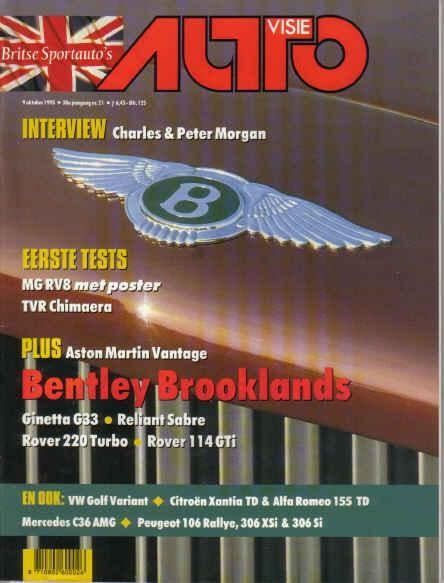 Autovisie 21 1993 : Mercedes Benz C36 AMG - Peugeot 306 - MG, Ophalen of Verzenden, Gelezen, Algemeen