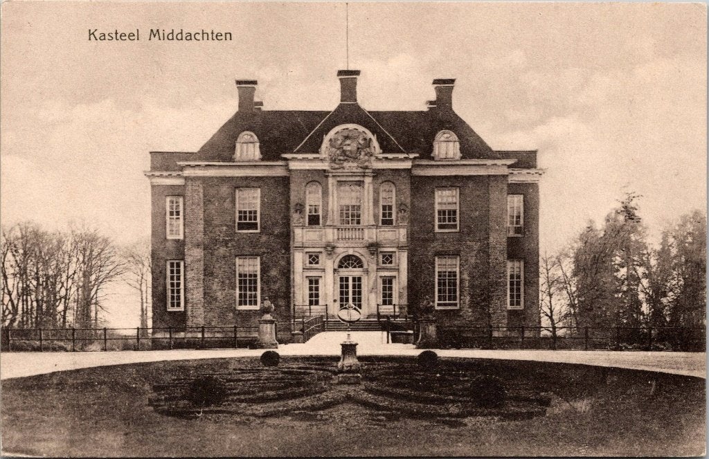 De Steeg - 12 antieke ansichtkaarten Kasteel Middachten II