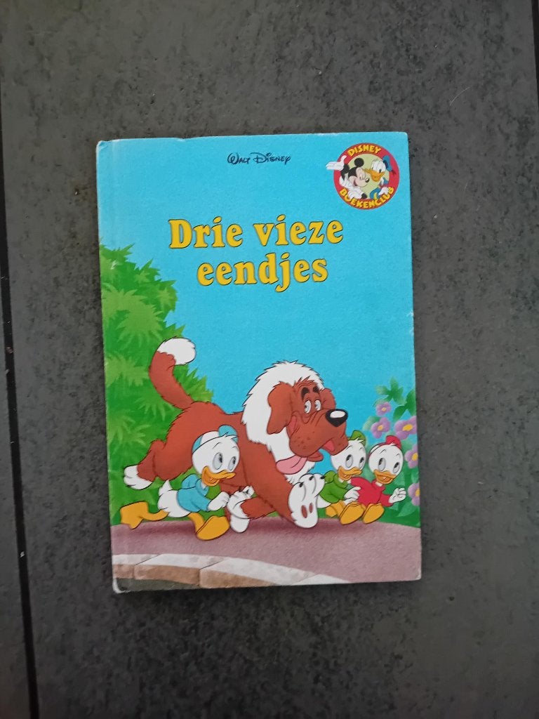 Disney boekenclub Drie vieze eendjes met Kwik, Kwek en Kwak, Ophalen of Verzenden, Overige figuren, Gebruikt, Beeldje of Figuurtje