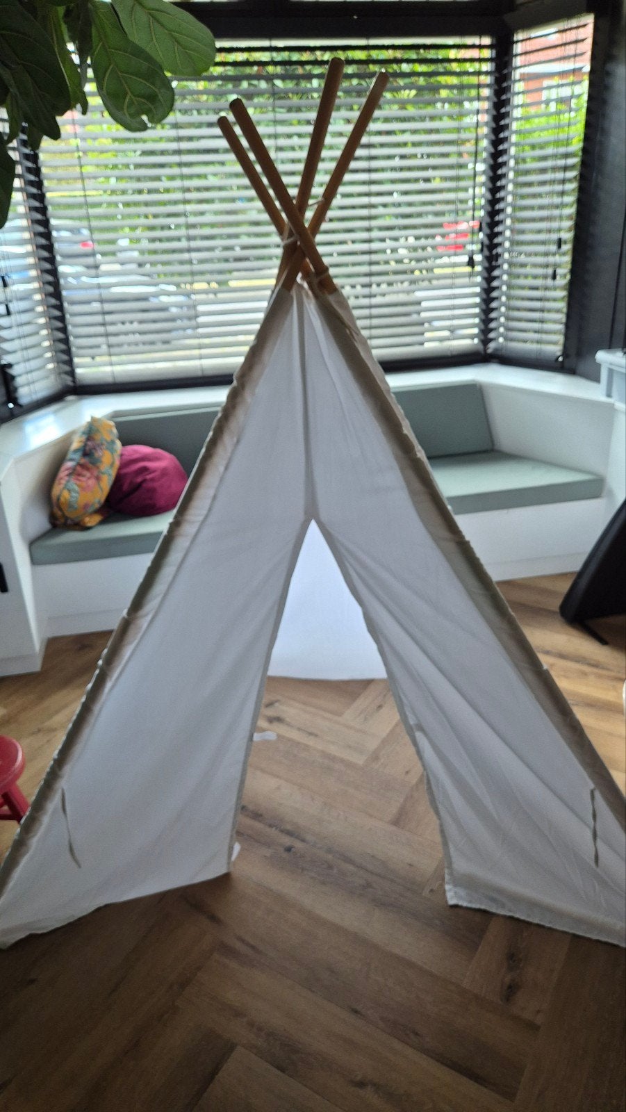 Tipi tent voor kinderen - 120x120x155 cm, Ophalen, Gebruikt