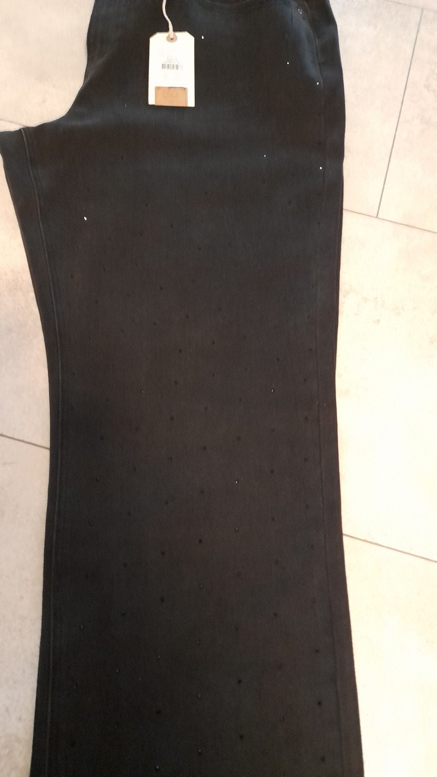 Nieuw mooie stretch broek 48, Kleding | Dames, Grote Maten, Zwart, Nieuw, Ophalen of Verzenden, Broek of Spijkerbroek