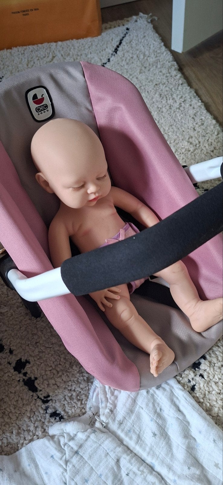 Reborn met accessoires en kleding, Ophalen, Nieuw, Babypop