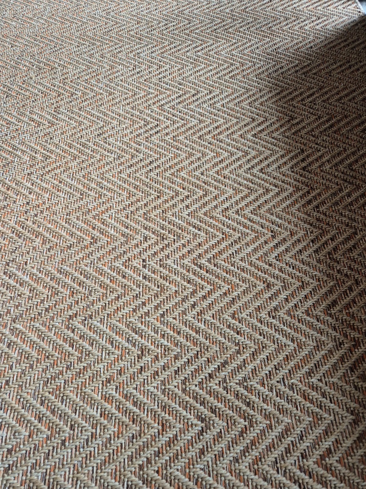 Xilento Out en indoor vloerkleed van 240x240cm., Huis en Inrichting, Ophalen, Beige, Rechthoekig, Nieuw