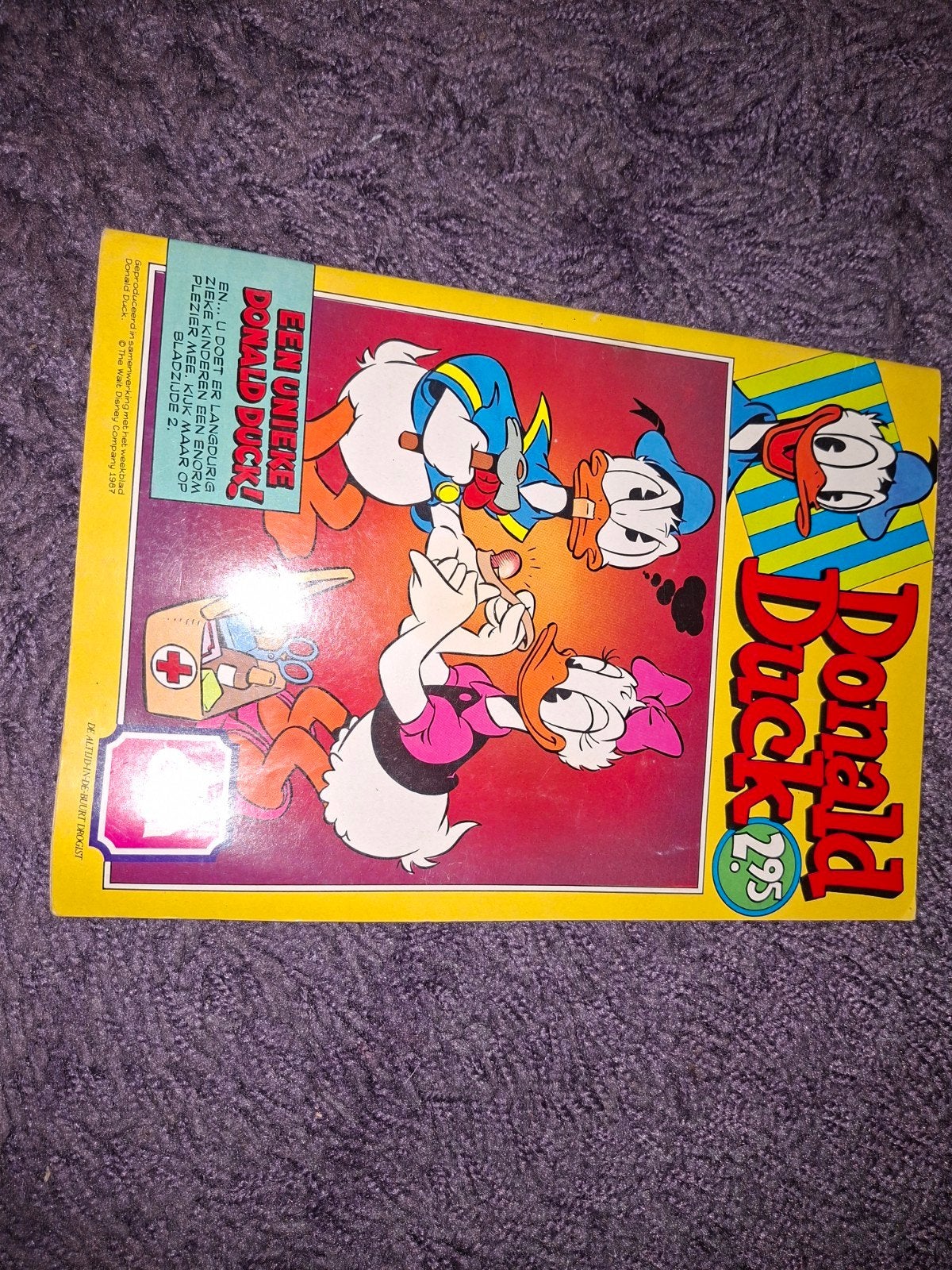Donald duck stripboek, Ophalen of Verzenden, Donald Duck, Beeldje of Figuurtje