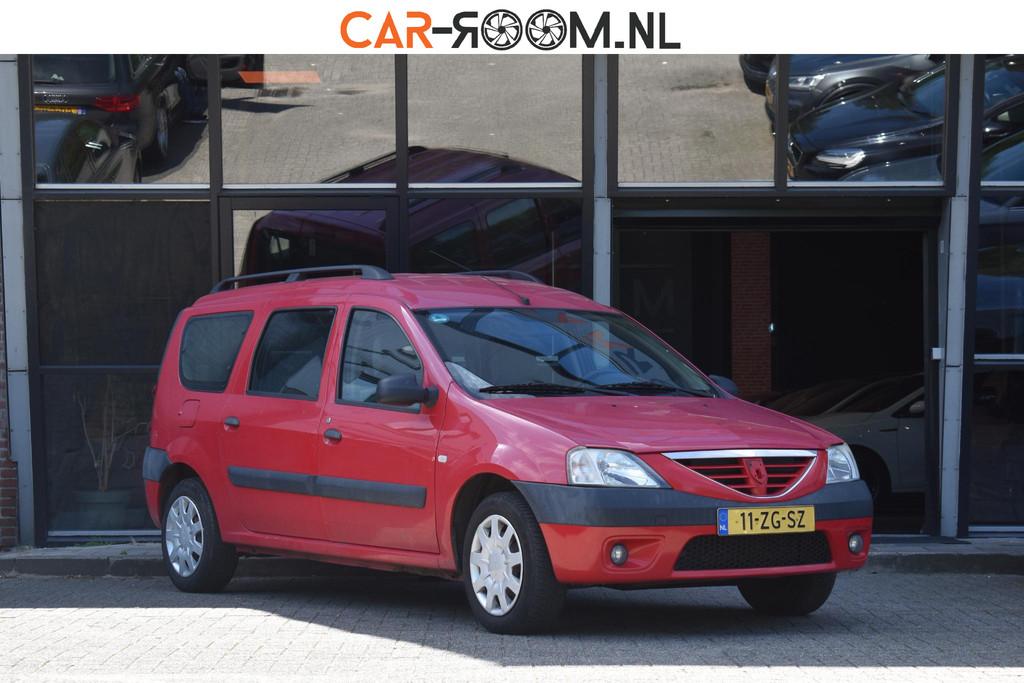 Dacia Logan MCV 1.6-16V Lauréate 7p. Airco Trekhaak Elekt R, Auto's, Dacia, Stof, Gebruikt, Huisgarantie, Met garantie (alle)