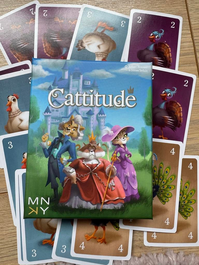 Cattitude spel, Hobby en Vrije tijd, Gezelschapsspellen | Bordspellen, Zo goed als nieuw, Ophalen of Verzenden