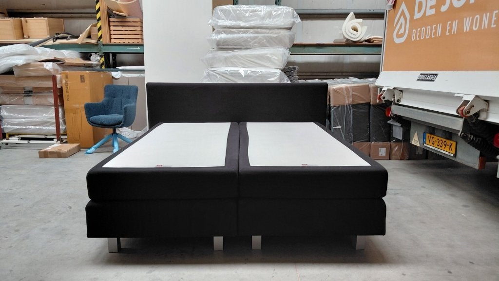 Boxspring Avek 1927, Ophalen, Avek, Zwart, Tweepersoons