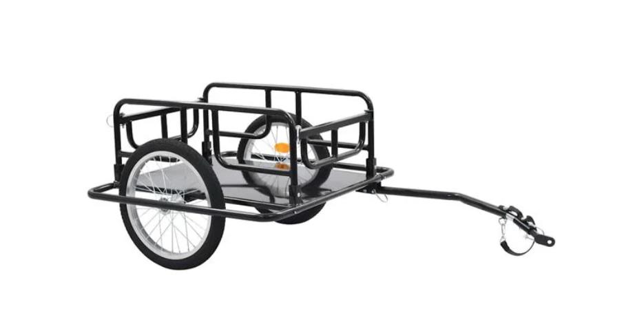 NIEUW | Fietskar Fietstrailer transportkar cargo staal! GRAT, Verzenden, Nieuw, 80 kg of meer
