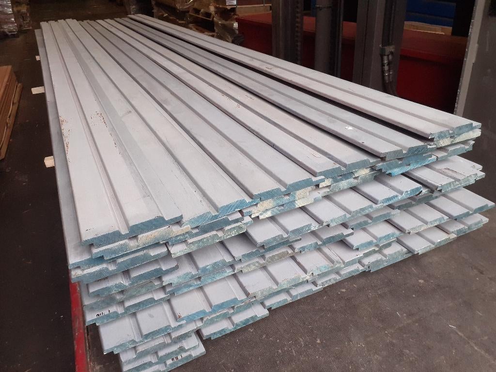 Partij 26.40m2 Thermo Frake gevelbekleding 18x128mm - 67 st., Tuin en Terras, Palen, Balken en Planken, Ophalen of Verzenden, 250 cm of meer
