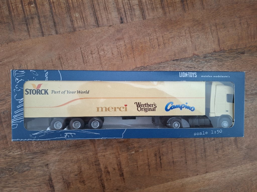 Te Koop Lion Toys vrachtwagen, Hobby en Vrije tijd, Modelauto's | 1:50, Ophalen of Verzenden, Zo goed als nieuw, Bus of Vrachtwagen