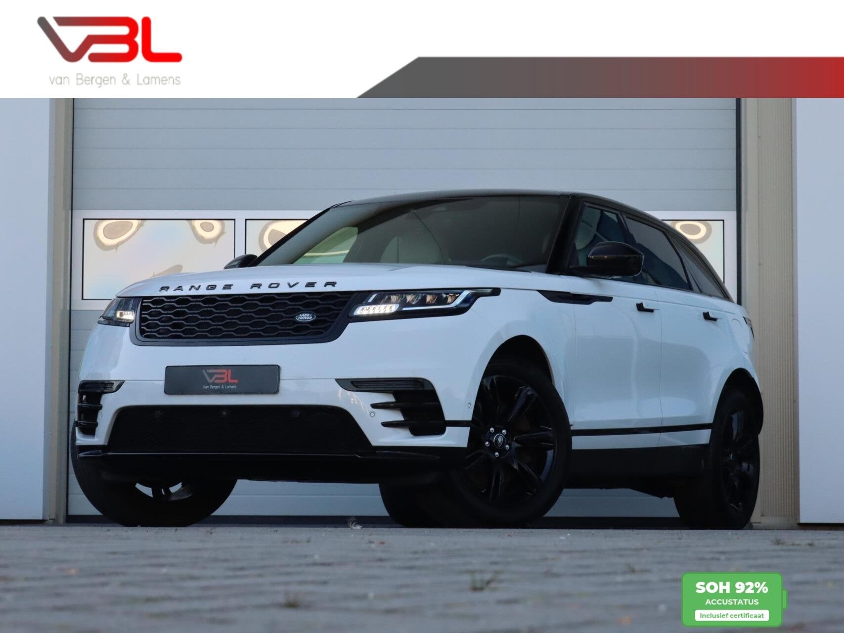 Land Rover Range Rover Velar 2.0 P400e | R-Dynamic | SOH 92%, Auto's, Automaat, Dealer onderhouden, Gebruikt, 4 cilinders