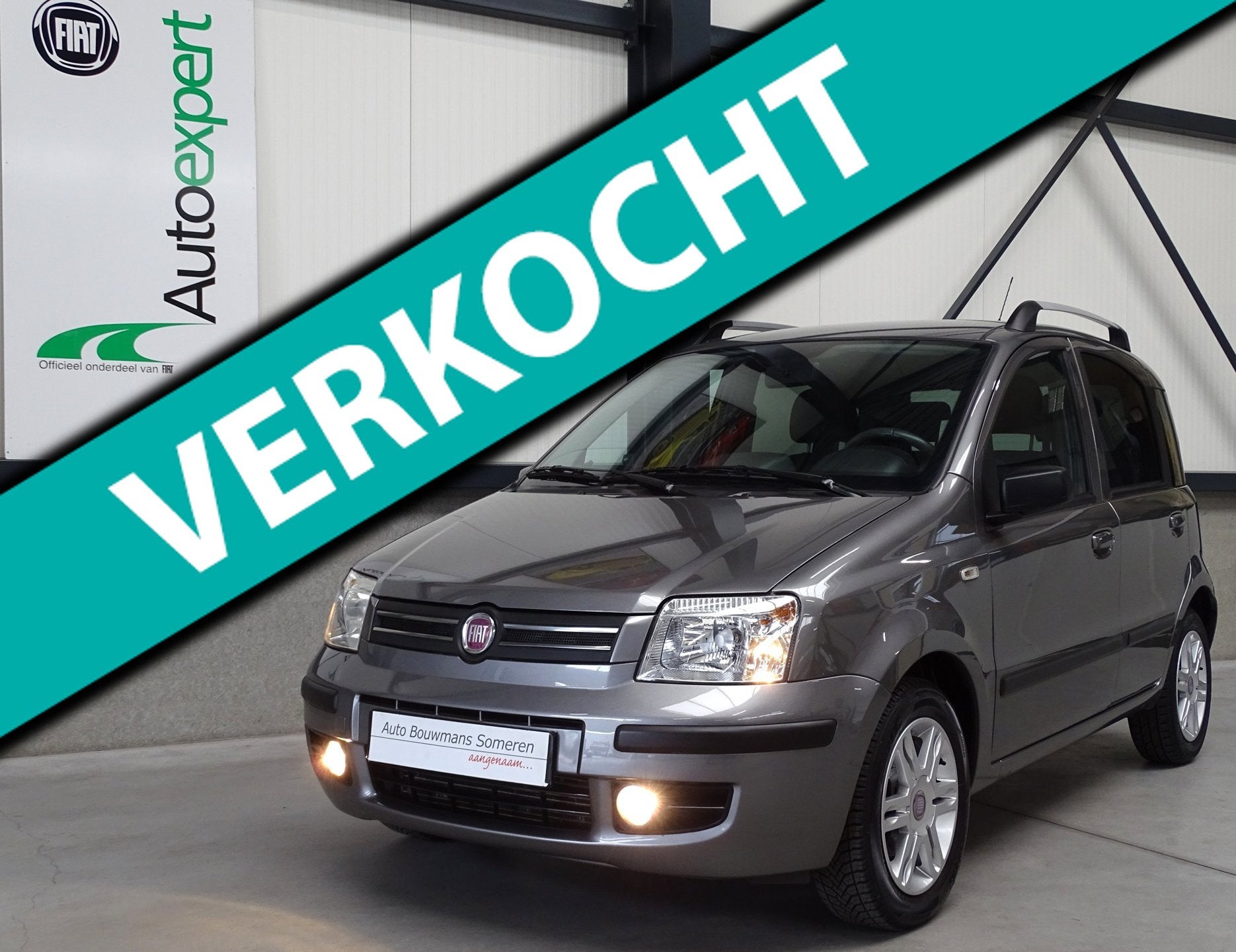 Fiat Panda 1.2 "PRESTO" - AIRCO/PRIVACY GLAS/SPOILER/TREKHAA, Auto's, Voorwielaandrijving, Stof, Gebruikt, Origineel Nederlands