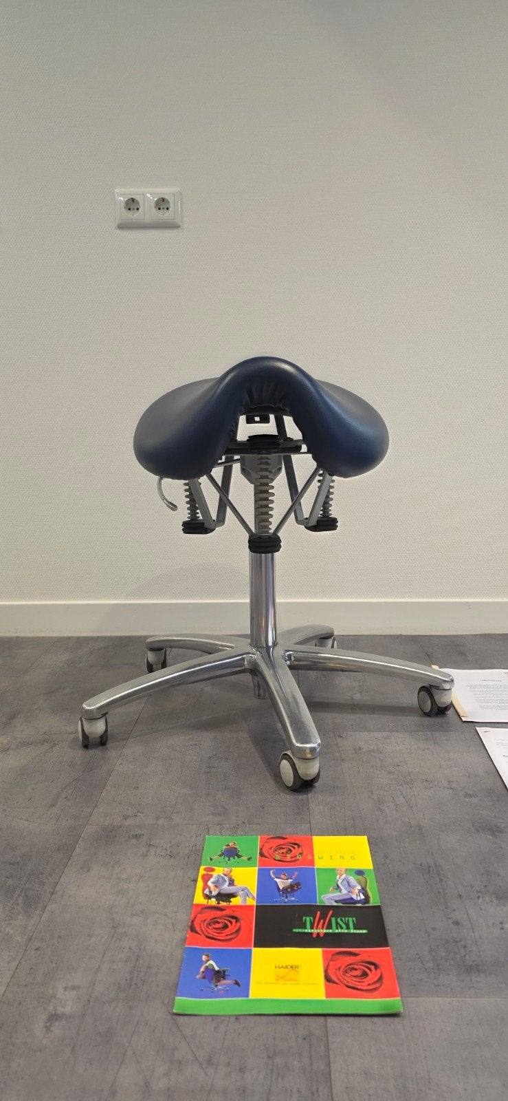 Ergonomische zadelkruk - Haider Bioswing Twist, Ophalen of Verzenden