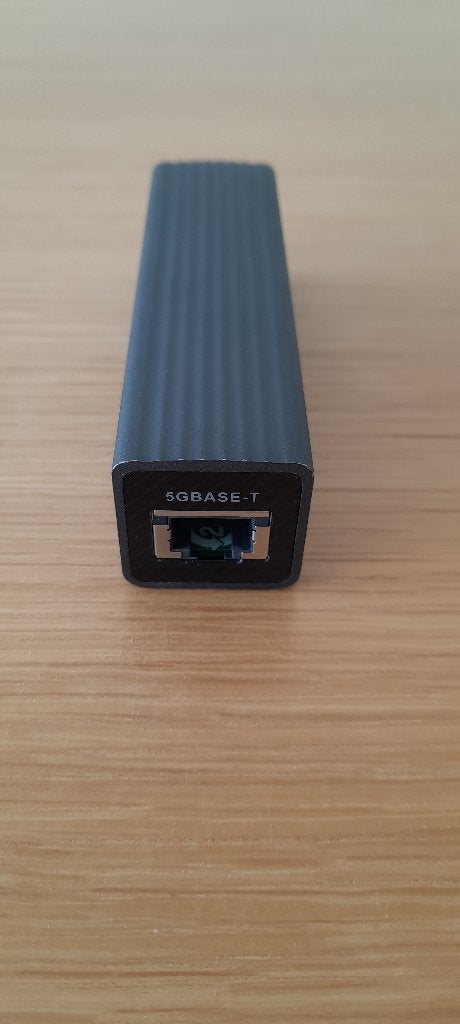 QNAP QNA-UC5G1T, USB 3.2 naar 5GbE Ethernet-netwerkadapter, Ophalen of Verzenden, Zo goed als nieuw