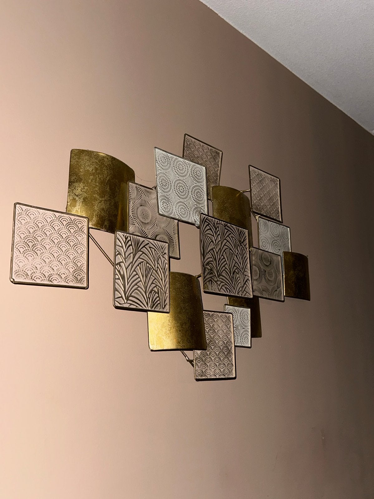Maison du monde wanddecoratie, Huis en Inrichting, Metaal, Wandsculptuur, Meerkleurig, Ophalen of Verzenden