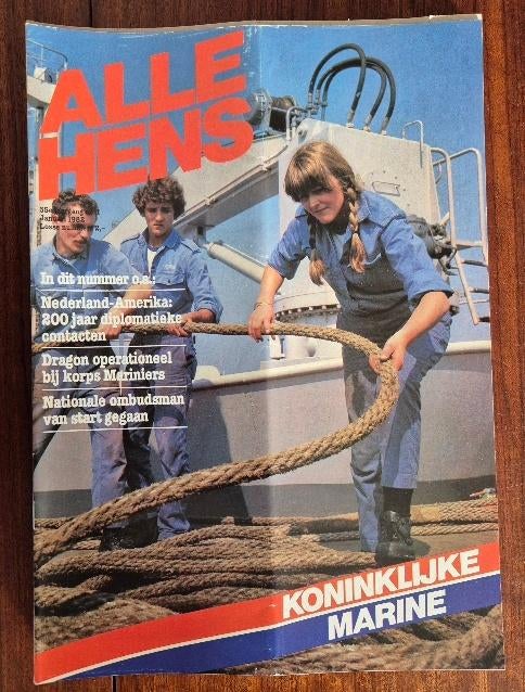 Alle Hens maandblad Koninklijke Marine 1982 compleet, Ophalen, Marine, Nederland, Boek of Tijdschrift