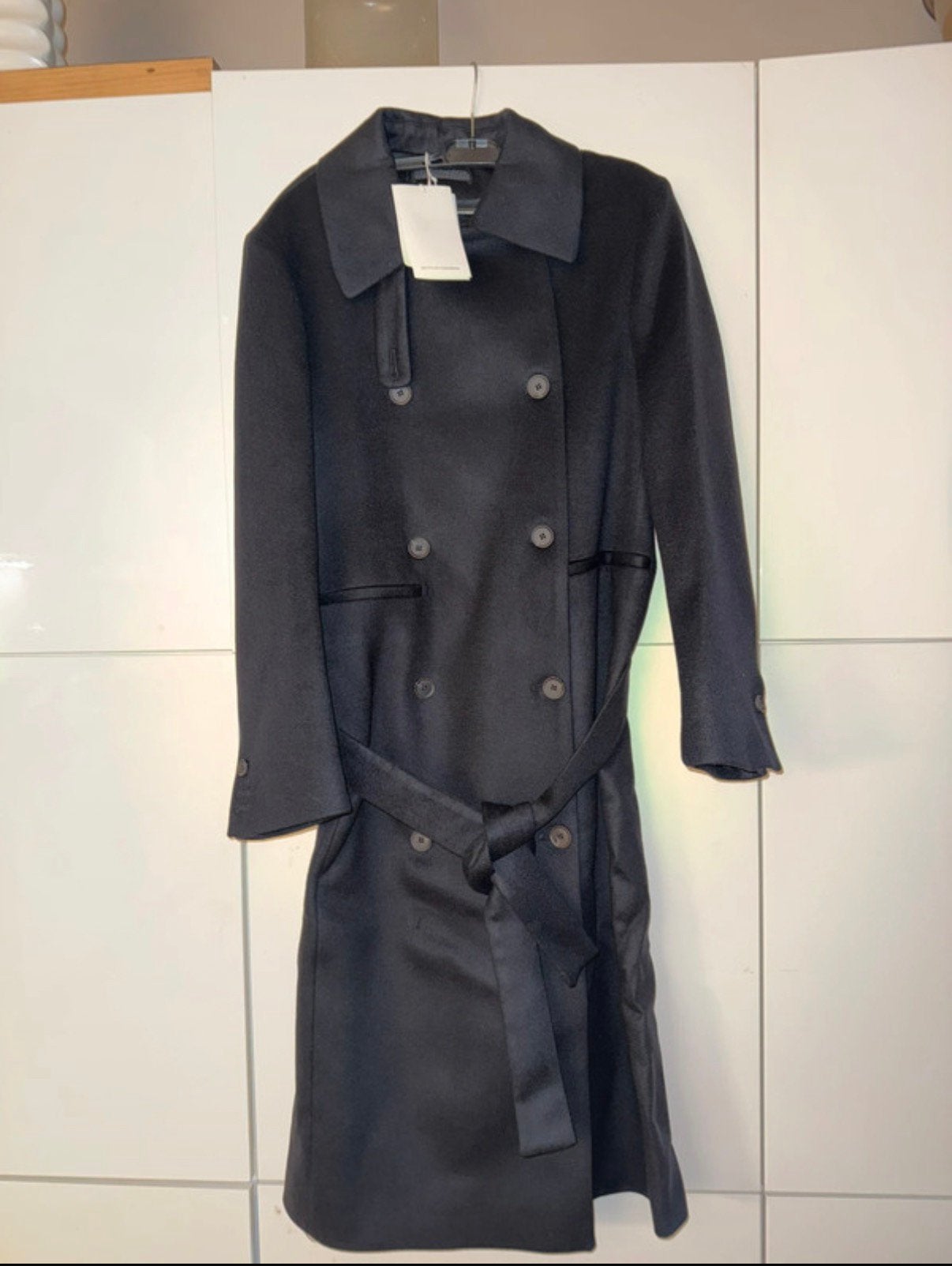 COS 100% cashmere jas, Kleding | Dames, Jassen | Winter, Ophalen, Nieuw, Maat 36 (S), Zwart