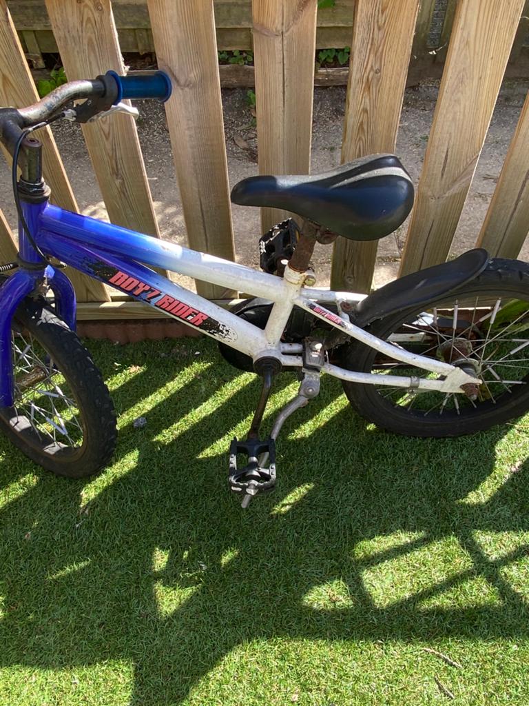 Kinderfiets, Fietsen en Brommers, Fietsen | Crossfietsen en BMX, Ophalen, Zo goed als nieuw, Staal, Minder dan 16 inch